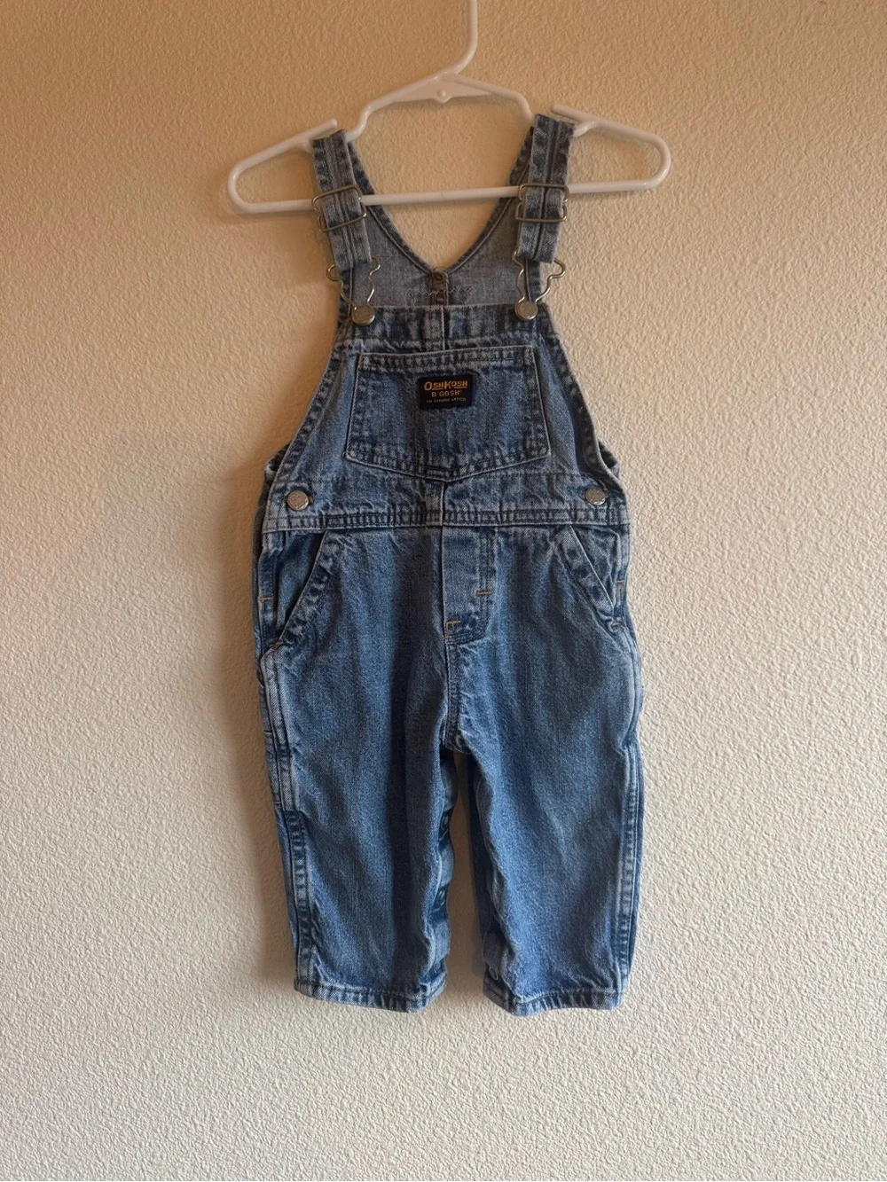 Vintage OshKosh B'gosh Denim Baby Overalls